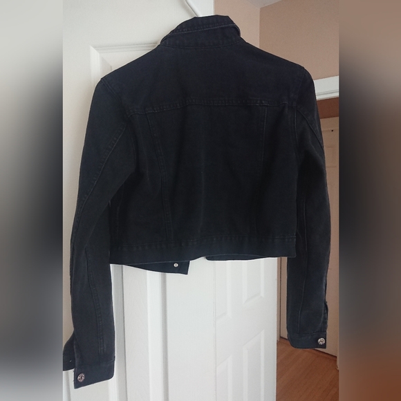 GUESS Cropped Denim Jacket, size S - Picture 2 of 7